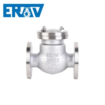 Stainless Steel ANSI 150lbs Industrial Flanged Check Valve/Non Return Valve/Swing Check Valve
