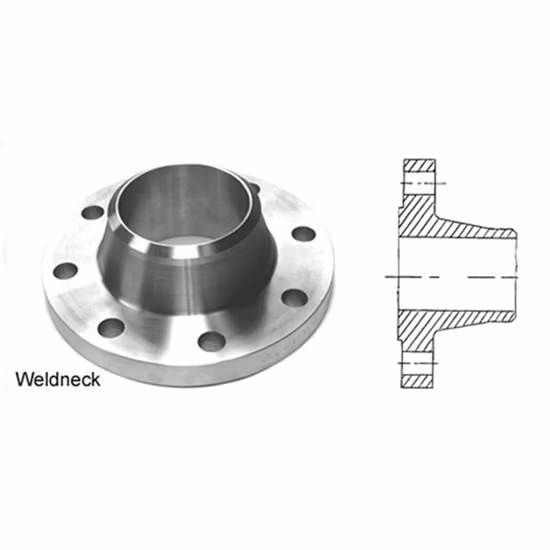 Saf2507 DN125 Duplex Stainless Steel Ring Weld Neck/Slip on/Plain/Blind/Threaded RF Flange