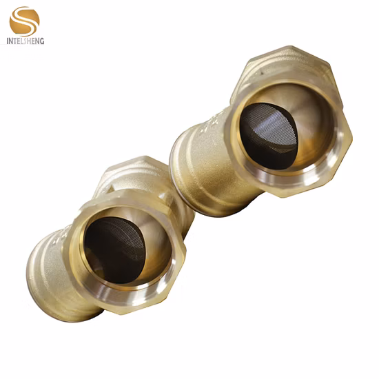 Cn2039 Ball Brass Y Type Water Strainer Brass Y Type Strainer Valve