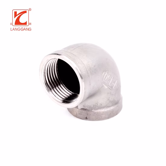 Factory Hot Sale Thread Stainless Steel Pipe Fittings Manufacturer OEM Elbow Tee Nipple Union